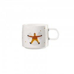 Mug Snow Angel - Muga Xmas White, Black And Gold - Asa Selection ASA SELECTION ASA29095690