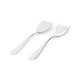 Cubiertos para Ensalada - Nuovo Milano Plata - Alessi ALESSI ALES5180/14