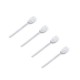 4 Mocha Coffee Spoon Set - Dry Silver - Alessi ALESSI ALES4180/9S4