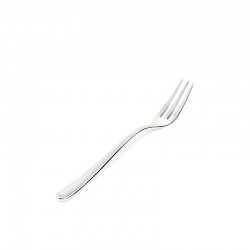 6 Table Forks with 3 Prongs Set - Caccia Silver - Alessi