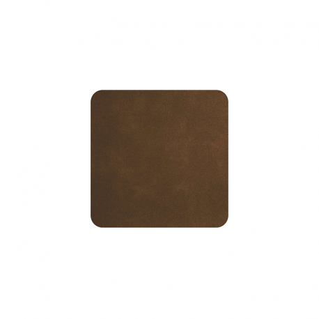 Conj. 4 Bases Copos 10x10cm Sepia Escura - Soft Leather - Asa Selection ASA SELECTION ASA78577076