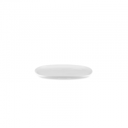 Oval Serving Plate 25cm - Itsumo White - Alessi ALESSI ALESNF07/2225