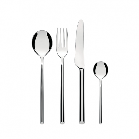 Cutlery Set 24 Pieces - Clivo Steel - Alessi ALESSI ALESPU10S24