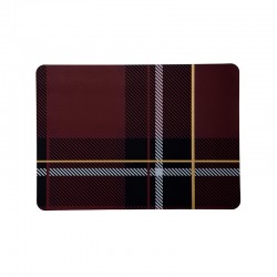 Placemat Red - Tartan - Asa Selection
