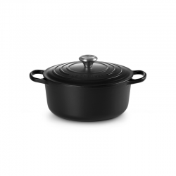 Cocotte Redonda 26cm Negro Mate - Signature - Le Creuset LE CREUSET LC21177260000430