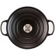 Round Casserole 28cm Satin Black - Evolution - Le Creuset LE CREUSET LC21177280000430