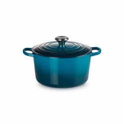 High Round Cocotte 24cm Deep Teal - Le Creuset LE CREUSET LC21195246422430
