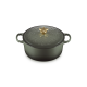 Cazuela Redonda con Pomo Estrella Dorada 24cm Thyme - Holly - Le Creuset LE CREUSET LC21886241734469