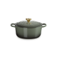 Round Casserole with Gold Star Knob 24cm Thyme - Holly - Le Creuset LE CREUSET LC21886241734469