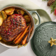 Cazuela Redonda con Pomo Estrella Dorada 24cm Thyme - Holly - Le Creuset LE CREUSET LC21886241734469