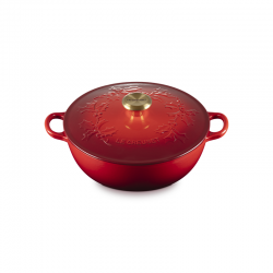 Marmita 26cm Cerise con Pomo Dorado - Holly - Le Creuset LE CREUSET LC21994260602464