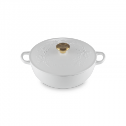 Casserole 26cm Cotton with Golden Knob - Holly - Le Creuset LE CREUSET LC21994264314464