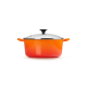 Cocotte Redonda Tapa en Vidrio 22cm - Volcanico - Le Creuset LE CREUSET LC27001220902461