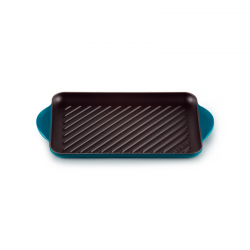 Rectangular Grill 32cm Deep Teal - Le Creuset
