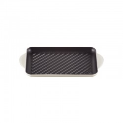 Rectangular Grill 32cm Meringue - Tradition - Le Creuset