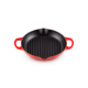 Cast Iron Deep Round Grill 25cm Cerise - Le Creuset LE CREUSET LC20208250600422