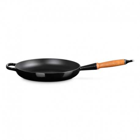 Sartén con Mango de Madera 28cm Negro - Signature - Le Creuset LE CREUSET LC20258281400422