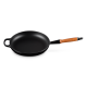 Frying Pan with Wooden Handle 28cm Black - Signature - Le Creuset LE CREUSET LC20258281400422