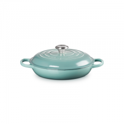Caçarola Baixa 26cm Sea Salt - Signature - Le Creuset