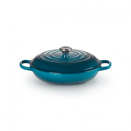 Caçarola Baixa 30cm Deep Teal - Signature - Le Creuset LE CREUSET LC21180306422430