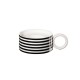 TeaLight Holder Stripes ø8,4cm - New Memphis White And Black - Asa Selection ASA SELECTION ASA86135086
