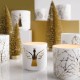 Lantern Pines ø7cm - Xmas White And Gold - Asa Selection ASA SELECTION ASA10111426