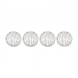 Conjunto de 4 Bolas Prata ø6cm - Deko - Asa Selection
