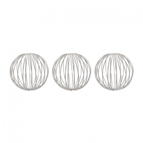 Conjunto de 3 Bolas Prata ø9cm - Deko - Asa Selection ASA SELECTION ASA126950