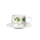 Taza con Platillo - Muga Salvia Blanco Y Verde - Asa Selection ASA SELECTION ASA29062085