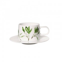 Cup with Saucer - Muga Sage White And Green - Asa Selection ASA SELECTION ASA29062085