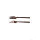 Set of 2 Forks - Wood Acacia Dark Brown - Asa Selection ASA SELECTION ASA53910970