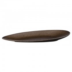 Oval Plate 40Cm - Cuba Marone Brown - Asa Selection