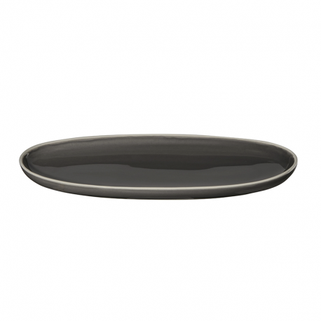 Oval Aperitif Plate Caviar - Semana Anthracite - Asa Selection ASA SELECTION ASA27121500