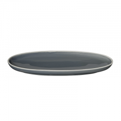 Oval Aperitif Plate Sepia - Semana Blue - Asa Selection ASA SELECTION ASA27121501