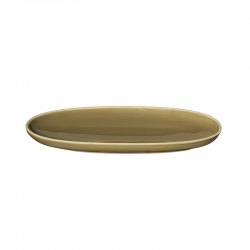 Oval Aperitif Plate Mocha - Semana Brown - Asa Selection ASA SELECTION ASA27121503