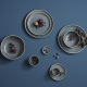 Dessert Plate 21cm Sepia - Semana Blue - Asa Selection ASA SELECTION ASA27141501