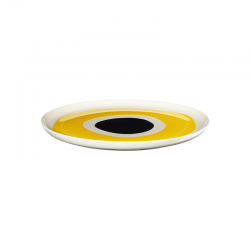 Dinner Plate ø27cm Salto du Soleil - Variété du Soleil Black, Yellow And White - Asa Selection ASA SELECTION ASA58165248