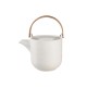Teapot with Wooden Handle 1lt – Coppa Sencha White - Asa Selection ASA SELECTION ASA19370193