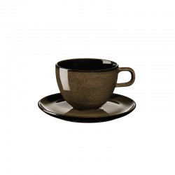 Coffee Cup With Saucer Chestnut - Kolibri - Asa Selection