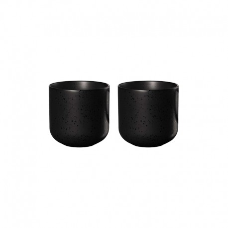 Set of 2 Teacups 200ml – Coppa Kuro Black - Asa Selection ASA SELECTION ASA19080190