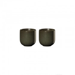 Set of 2 Tea Cups 200ml Green – Coppa Nori - Asa Selection ASA SELECTION ASA19080192