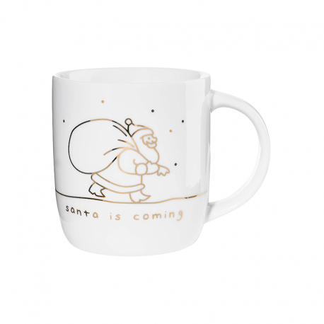 Mug Ø8,7cm Santa is Coming - Linia White - Asa Selection ASA SELECTION ASA18065414