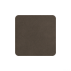 Set of 4 Coasters 10x10cm Earth - Soft Leather - Asa Selection ASA SELECTION ASA78571076
