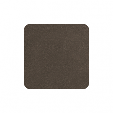 Set of 4 Coasters 10x10cm Earth - Soft Leather - Asa Selection ASA SELECTION ASA78571076