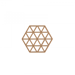 Trivet Terracotta - Triangles - Zone Denmark