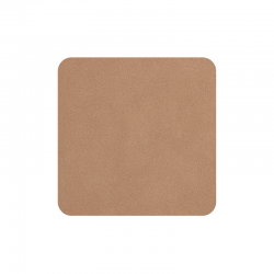 Set of 4 Coasters 10x10cm Powder - Soft Leather - Asa Selection