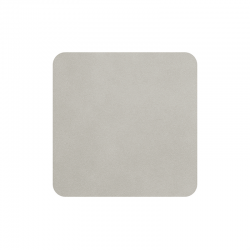 Set of 4 Coasters 10x10cm Limestone - Soft Leather - Asa Selection