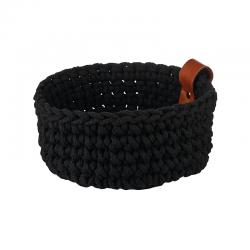 Crochet Basket Ø20cm Kuro - Coppa - Asa Selection