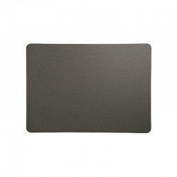 Placemat - Leder Rough Graphit Graphite - Asa Selection