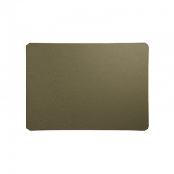 Placemat - Leder Rough Olive - Asa Selection